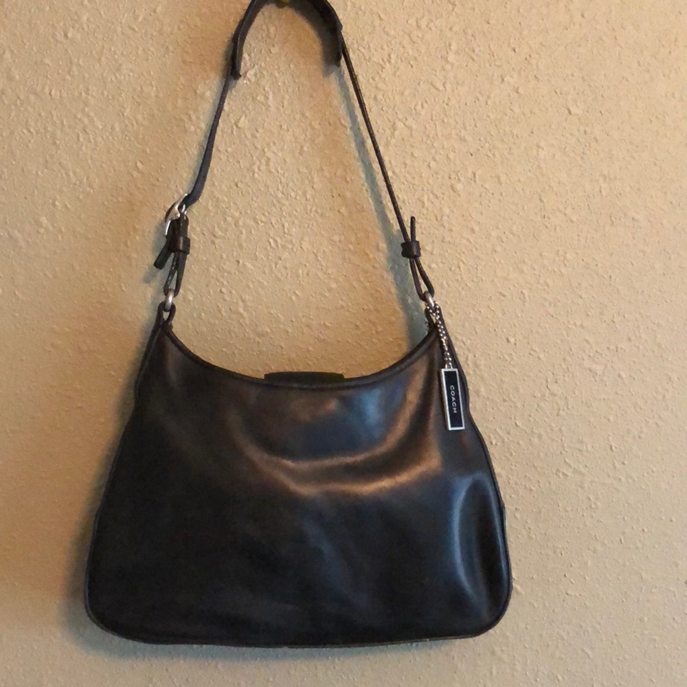 Small black Vintage Coach bag